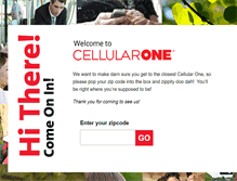 Tablet Screenshot of cellularone.com